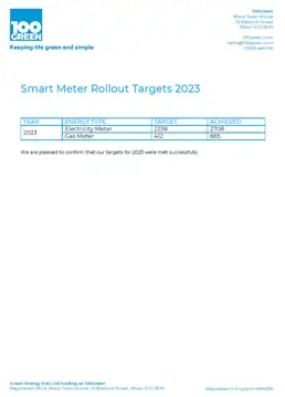 Smart Meter Roll Out Targets 2023 Thumbnail